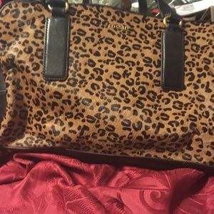 Cheetah bag with matching juicy couture wallet